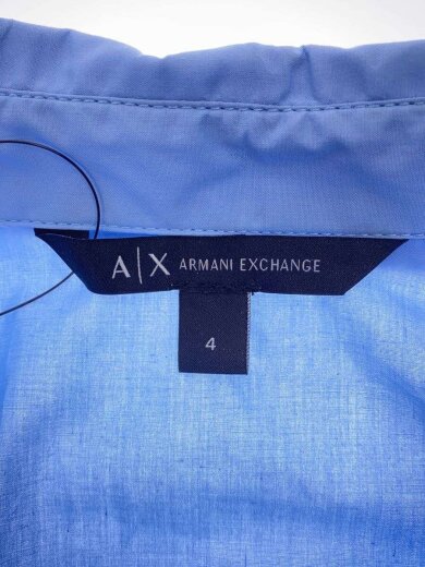 商品画像：長袖ワンピース/4/コットン/BLU/無地 3