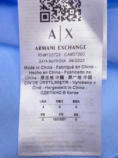 商品画像：長袖ワンピース/4/コットン/BLU/無地 4