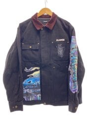 ジャケット/L/コットン/BLK/101233021014