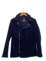 32oz WOOL ZIP PEA COAT/サイズ30/ウール/BLK/無地/7068