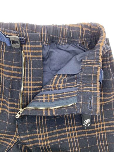 商品画像：417 EDIFICE別注/ナローパンツ/S/ポリエステル/NVY/チェック/GMP-19F1235 3