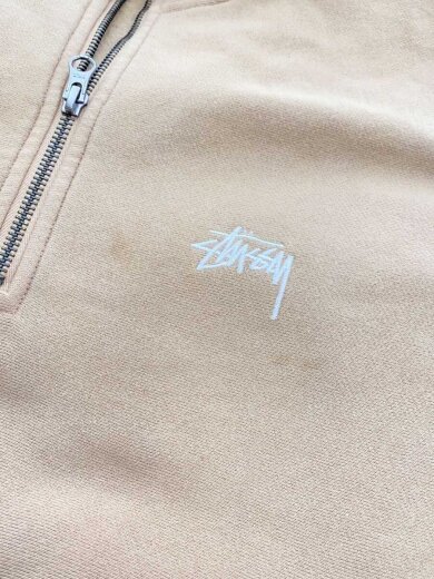 商品画像：スウェット/XL/コットン/BEG/ハーフジップ 6