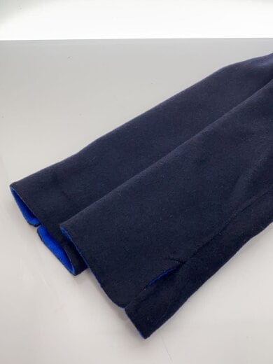 商品画像：ウールリバーノーカラーコート/36/ウール/NVY/300BA630-1670 5