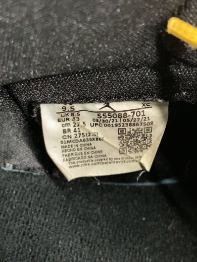 商品画像：AIR JORDAN 1 RETRO HIGH OG_エア ジョーダン 1 レトロ ハイ オリジナル/27.5cm 5