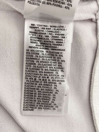 商品画像：S-GINN-HOOD-ZIP-K8/ジップパーカー/XL/コットン/WHT 5