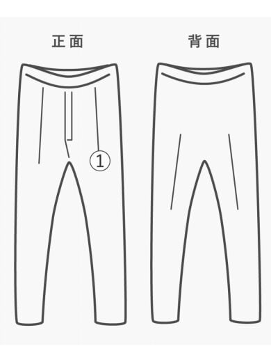 商品画像：ボトム/M/コットン/GRY 7