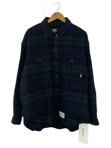 商品画像：カバーオール/3/ウール/GRN/チェック 1