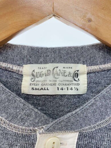 商品画像：ヘンリーネックカットソー/S/コットン/GRY/無地/SC66825 3