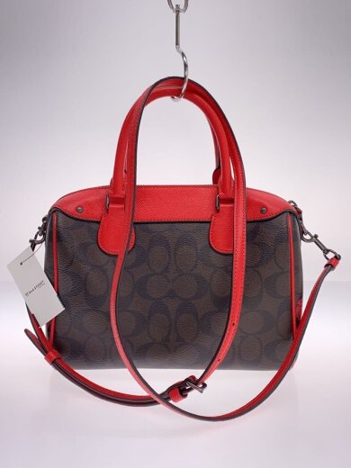 商品画像：2WAYショルダー/ミニボストンバッグ/PVC/BRW/花柄/F25870 3