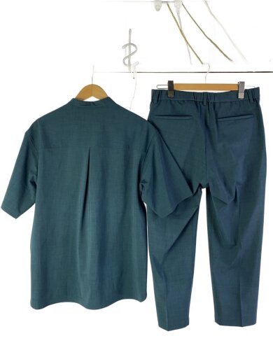 商品画像：セットアップ/M/ポリエステル/BLU/無地/1223-199-0024 2