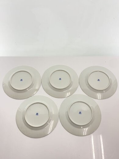 商品画像：未使用品/プレート/5点セット/染付寿獅子プレート/箱付き 3