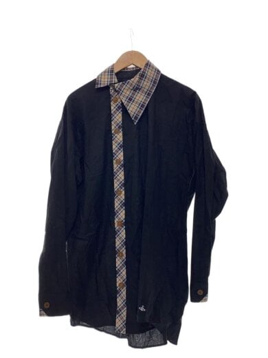 商品画像：アシンメトリー/長袖シャツ/コットン/BLK/VW-WR-80312 1