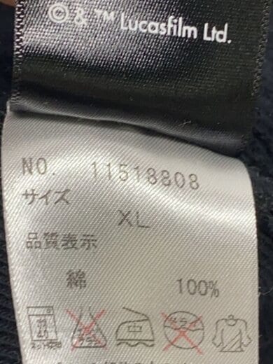 商品画像：パーカー/XL/コットン/BLK/STAR WARS/裏起毛 4