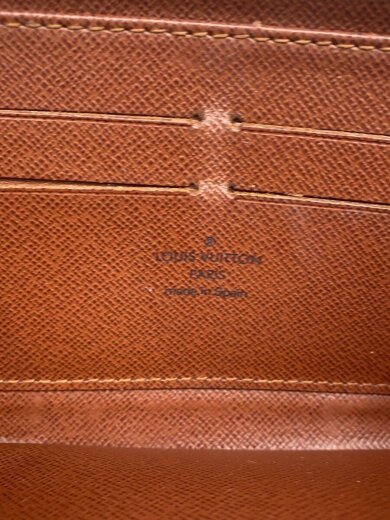 商品画像：1)ジッピー・ウォレット_モノグラム・キャンバス/PVC/BRW/メンズ 3