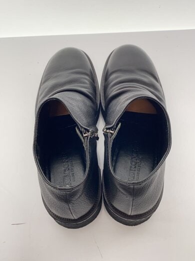 商品画像：サイドジップ/ショートブーツ/BLK/レザー 3