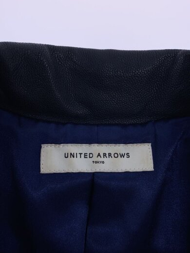 商品画像：ダブルライダースジャケット/38/山羊革/BLK/無地/1525-136-2584 3