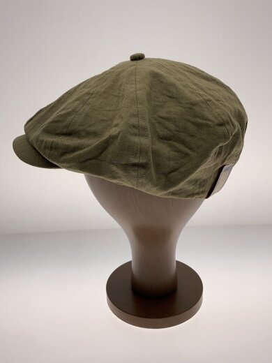 商品画像：キャスケット/PEAKY CAP/コットン/KHK/無地/メンズ/D-00392 2