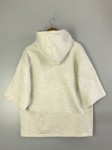商品画像：SS BOXY CROPPED HOOD/パーカー/L/コットン/WHT/無地 2