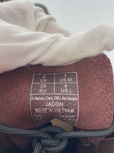 商品画像：JADON/8ホール/サイドジップ/レースアップブーツ/UK6/BRD/SH 07 Y 5