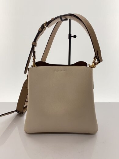 商品画像：ショルダーバッグ/レザー/CRM/無地/C3766 3