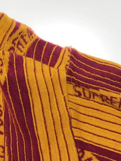 商品画像：Textured Stripe Crewneck/ニット・セーター(薄手)/L/コットン/ORN 6