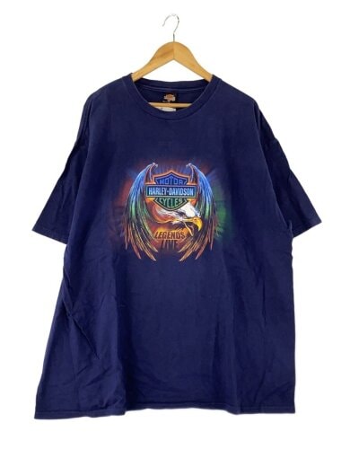 商品画像：Tシャツ/3L/コットン/NVY/無地// 1