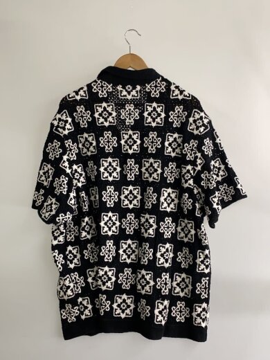 商品画像：CROCHET S/S SHIRTS/L/コットン/BLK// 2