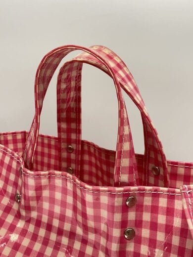 商品画像：トートバッグ/PVC/RED/チェック// 3