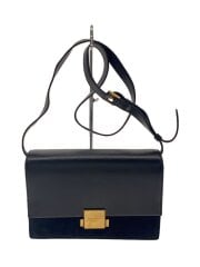 SAINT LAURENT サンローラン　ショルダーバッグ/レザー/BLK/GUE482044