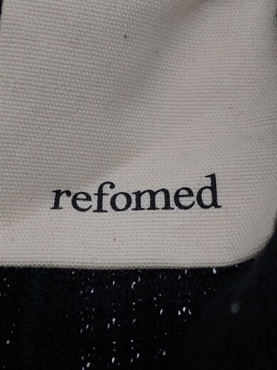 画像：refomedAZEAMI THERMAL PANTS/畦編みサーマルパンツ/4/コットン/BLK/REPT-0024