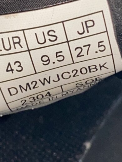 商品画像：ローカットスニーカー/27.5cm/BLK/DW2WJC20BK 5