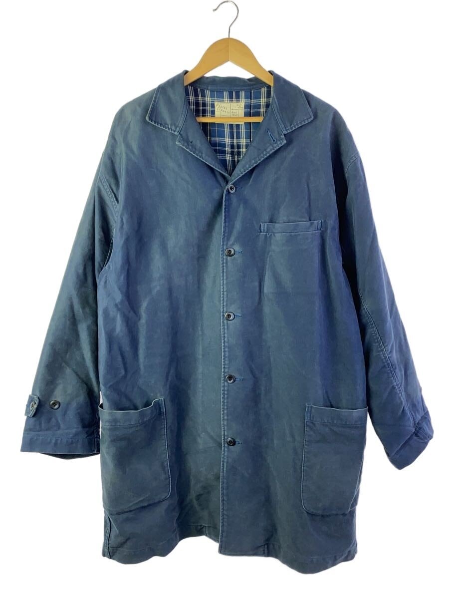 Porter Classic / コート/3/コットン/NVY/チェック