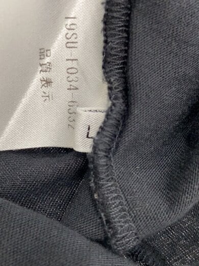 商品画像：Tシャツ/L/コットン/BLK/19SU-F034-6332 4