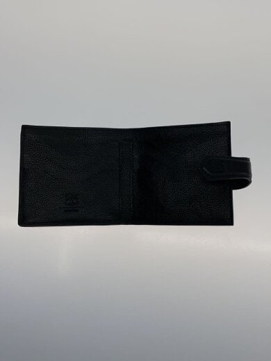 商品画像：2つ折り財布/レザー/BLK/メンズ 4