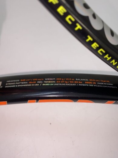 商品画像：BURN 100LS/テニスラケット/ORN 4