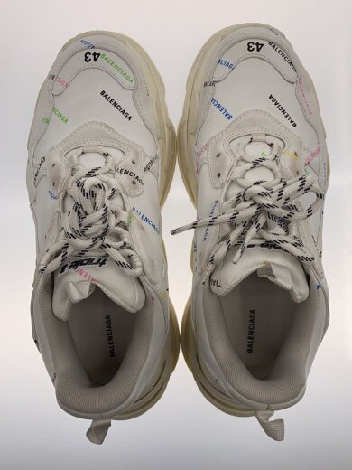 商品画像：BALENCIAGA バレンシアガ　ローカットスニーカー/43/WHT/Triple S 3