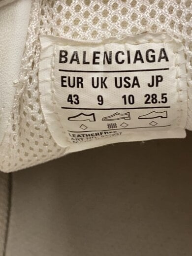 商品画像：BALENCIAGA バレンシアガ　ローカットスニーカー/43/WHT/Triple S 5