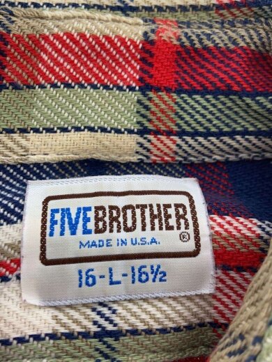 商品画像：長袖シャツ/L/コットン/マルチカラー/チェック 3