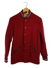 50s/H.L.WHITING LETTERMANS/スタジャン/36/ウール/RED