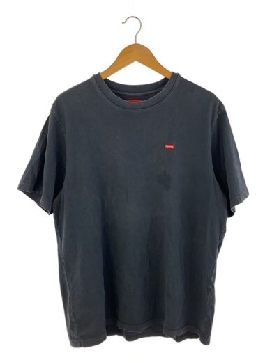 商品画像：使用感、シミあり/Small Box Logo/Tシャツ/L/コットン/NVY 1