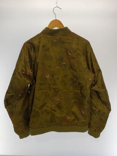 商品画像：18AW/Praffin Satin Tiger　Pattern Rib/スタジャン/L/ナイロン/KHK/総柄 2