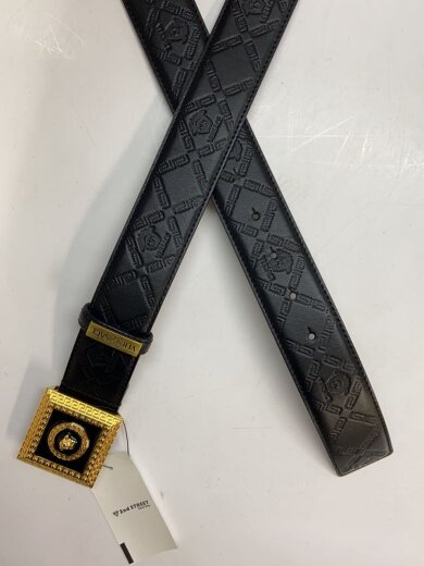 画像：VERSACEVERSACE　ベルト/レザー/BLK/無地/メンズ/DCU4140.DVTP22