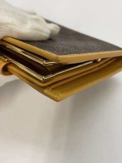 商品画像：CELINE セリーヌ　2つ折り財布/PVC/BRW/総柄/マカダム 9