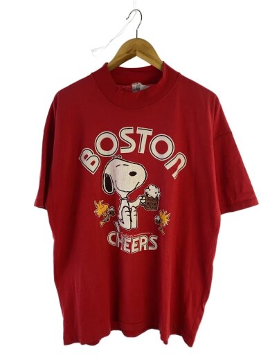 商品画像：70～80s/SNOOPY/BOSTON CHEERS/Tシャツ/XL/コットン/RED 1