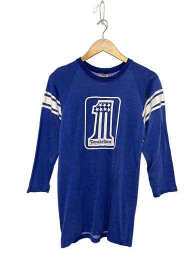 商品画像：ラグラン/レ-ヨン/長袖Tシャツ/--/コットン/BLU// 1