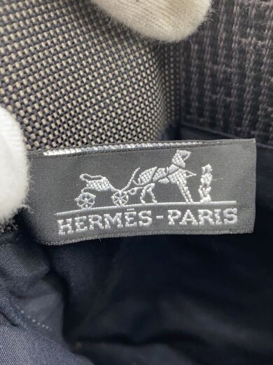 商品画像：HERMES エルメス エールライン/ポシェット/GRY 5