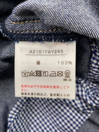 商品画像：ノースリーブワンピース/コットン/BLU/A2101FAY245// 4
