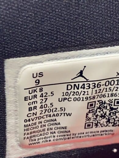 商品画像：AIR JORDAN 1 RETRO HIGH OG SP_エアジョーダン 1 レトロ ハイ OG SP/27cm/ 5