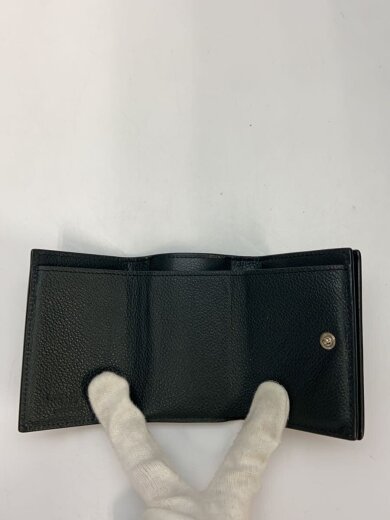 商品画像：SAINT LAURENT サンローラン　3つ折り財布/レザー/GRN/無地/レディース 4