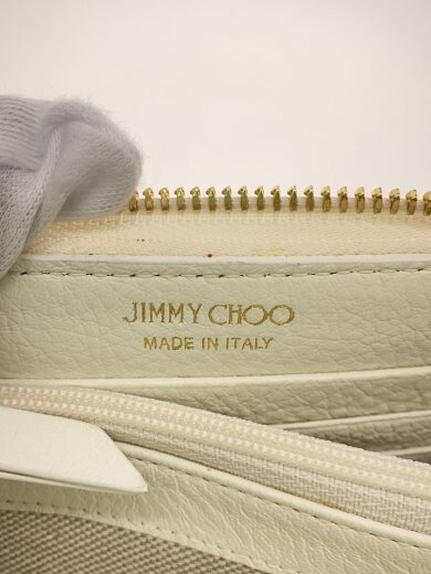 商品画像：JIMMY CHOO ジミーチュウ　長財布/レザー/WHT/レディース// 3